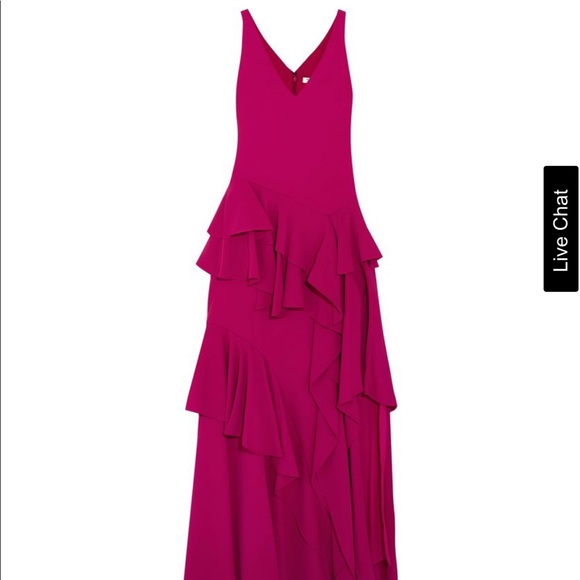 Halston Heritage Dresses & Skirts - Halston Heritage Ruffled Cady Gown